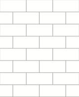 Brewster Parkway Off White Subway Tile Wallpaper Kitchen & Bath Essentials Covers about 56.4 square feet 20.5-in by 33-ft long roll Unpasted 6.3 - My Fabric Connection -