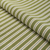 Schumacher Fabric Benson Stripe Pingl Green 82181 Cut & Patterned Velvets 13.38" - My Fabric Connection -