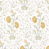 Schumacher Fabric Khilana Floral Marigold 178333 Jacaranda 6.75" - My Fabric Connection - Schumacher Fabric Khilana Floral Marigold 178333 Jacaranda 6.75" - My Fabric Connection -