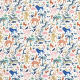Schumacher Fabric Beasts Indoor/Outdoor Multi On Ivory 181590 Fabric 13.12" - My Fabric Connection - Schumacher Fabric Beasts Indoor/Outdoor Multi On Ivory 181590 Fabric 13.12" - My Fabric Connection -