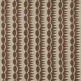 Schumacher Fabric Dagger Stripe Brown On Natural 181530 Drusus Tabor 3.88" - My Fabric Connection -