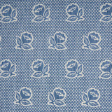 Schumacher Fabric Fleurette Denim 82190 New Traditional: Provenal 7.0" - My Fabric Connection - Schumacher Fabric Fleurette Denim 82190 New Traditional: Provenal 7.0" - My Fabric Connection -