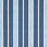 Schumacher Fabric Hampton Stripe Indoor/Outdoor Indigo 82300 Mary Mcdonald 6.75" - My Fabric Connection -