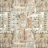 Carole Fabric Marrakesh Sienna Earthbound 92% Polyester, 8% Linen 110,000 Wyzenbeek Double Rubs 28 1/4" V, 28 1/2" H 56.5" - My Fabric Connection -