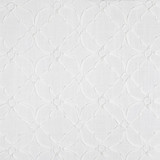 Carole Fabric Wave Hello White Earthbound 100% Polyester 30,000 Wyzenbeek Double Rubs 18 1/2" V, 6" H 53" - My Fabric Connection -