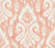 York Wallcoverings Hawthorne Ikat Coral Wallpaper Tropics Resource Library Covers about 60.8 square feet Prepasted 24-in repeat, straight match 27-in by 27-ft long roll - My Fabric Connection -