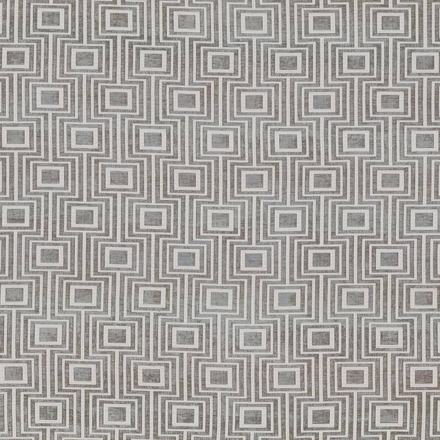Kasmir Fabric Athena Silver 5067 100% Polyester CHINA 30,000 Wyzenbeek Double Rubs H: 4 6/8 inches, V:5 7/8 inches 55 - My Fabric Connection - Kasmir