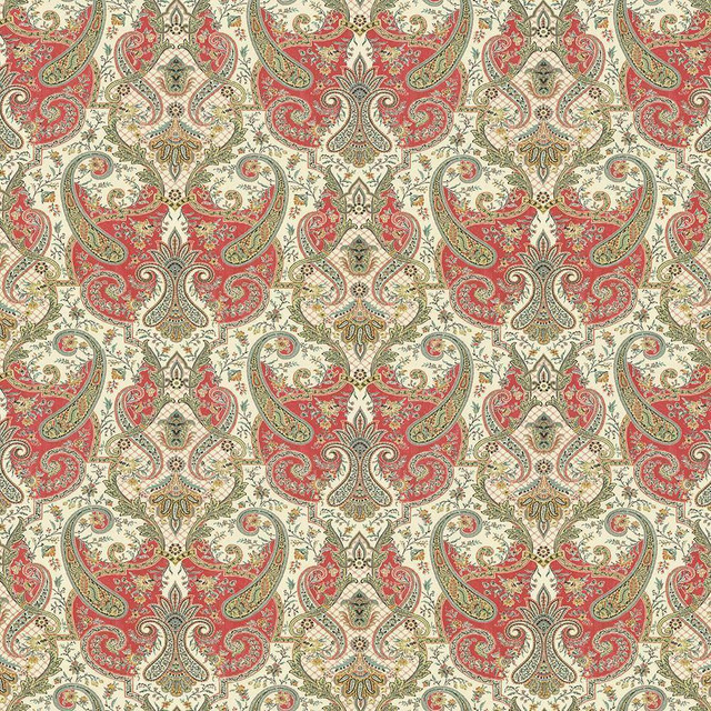 Kasmir Fabric Beaudelaire Radish 5063 100% Cotton PERU 42,000 Wyzenbeek Double Rubs H: 27 inches, V:27 inches 54 - My Fabric Connection - Kasmir
