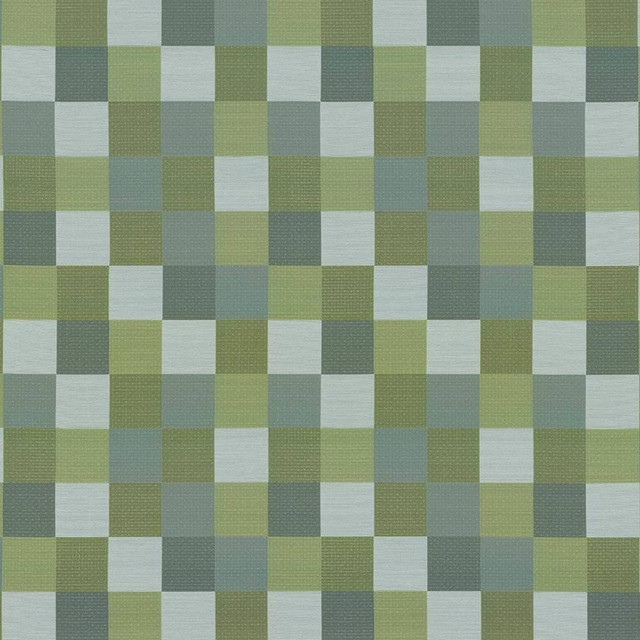 Kasmir Fabric Brewster Check Grotto 1442 100% Polyester TURKEY Not Tested H: 13 4/8 inches, V:14 7/8 inches 58 - My Fabric Connection - Kasmir