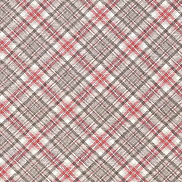 Kasmir Fabric Campagne Plaid Pink Flannel 5064 55% Cotton 45% Polyester SPAIN 20,000 Wyzenbeek Double Rubs H: 12 4/8 inches, V:12 4/8 inches 54 - 56 - My Fabric Connection - Kasmir