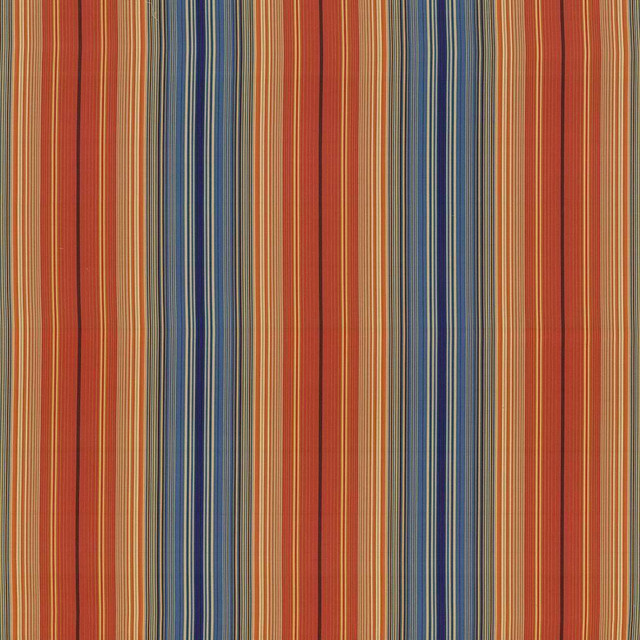 Kasmir Fabric Catalyst Stripe Evening Sky 5065 100% Cotton PERU 42,000 Wyzenbeek Double Rubs H: 13 4/8 inches, V:N/A 54 - My Fabric Connection - Kasmir
