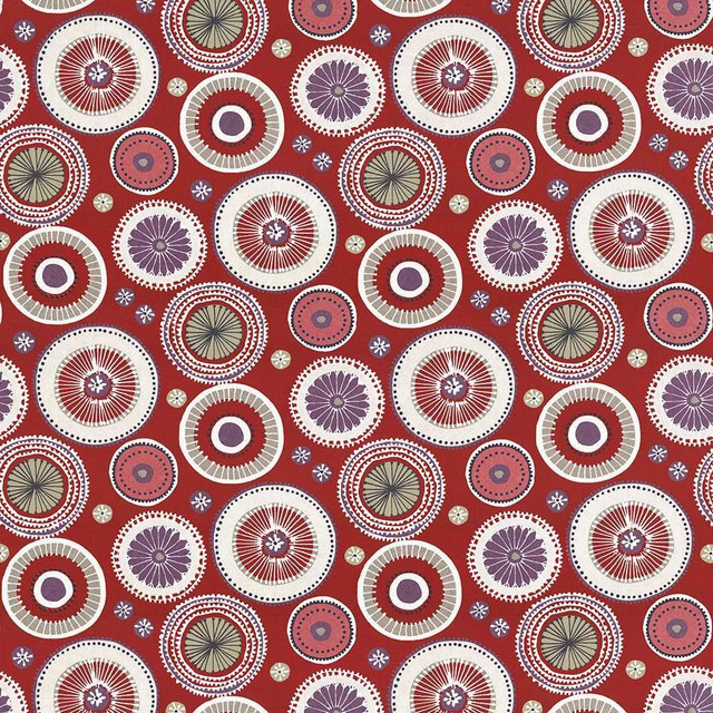 Kasmir Fabric Enlightened Berry 5075 100% Cotton SPAIN Not Tested H: 26 7/8 inches, V:24 5/8 inches 54 - 55 - My Fabric Connection - Kasmir Kasmir Fabric Enlightened Berry 5075 100% Cotton SPAIN Not Tested H: 26 7/8 inches, V:24 5/8 inches 54 - 55 - My Fabric Connection - Kasmir
