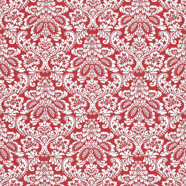 Kasmir Fabric Gavroche Geranium 5064 100% Cotton USA 15,000 Wyzenbeek Double Rubs H: 27 inches, V:25 2/8 inches 54 - My Fabric Connection - Kasmir