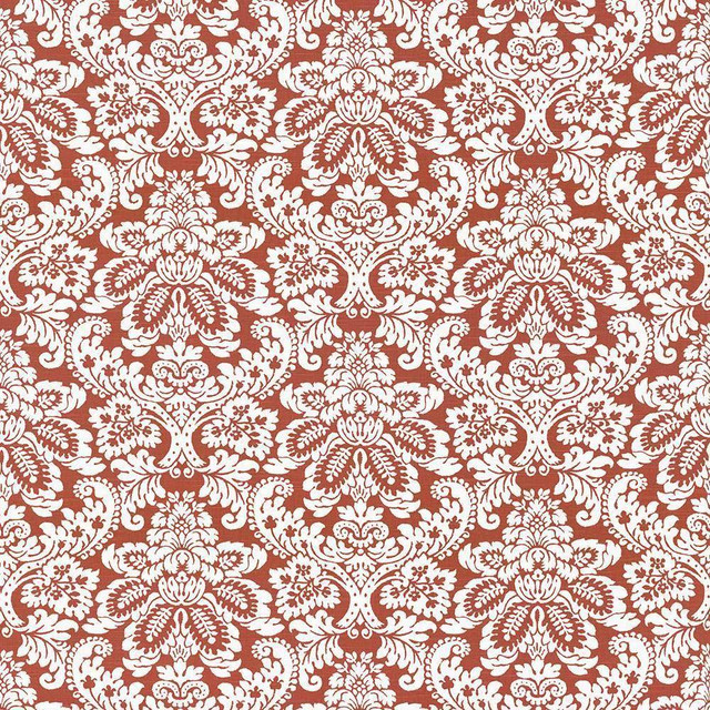 Kasmir Fabric Gavroche Tangerine 5063 100% Cotton USA 15,000 Wyzenbeek Double Rubs H: 27 inches, V:25 2/8 inches 54 - My Fabric Connection - Kasmir