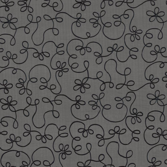 Kasmir Fabric Improvise Ebony 5077 CHINA H: 17 inches, V:28 inches 106 - 108 - My Fabric Connection - Kasmir