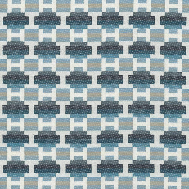 Kasmir Fabric Ixtapa Midnight 5072 USA 21,000 Wyzenbeek Double Rubs H: 1 6/8 inches, V:1 5/8 inches 54 - My Fabric Connection - Kasmir