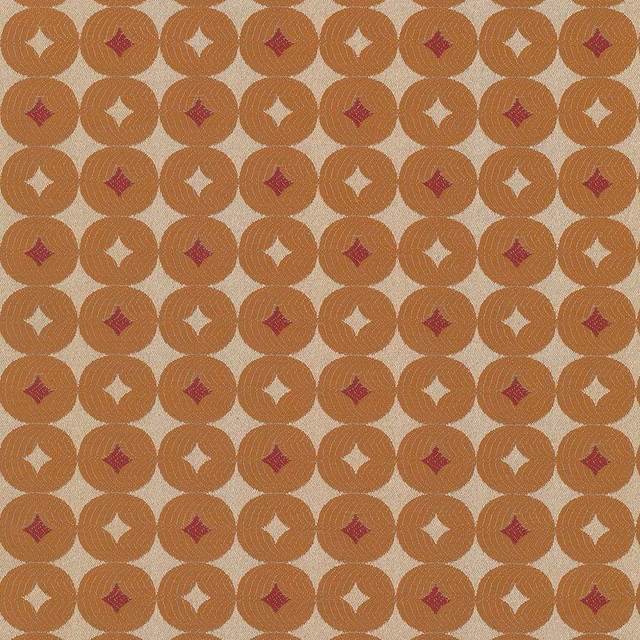 Kasmir Fabric Luciana Cantaloupe 5070 CHINA 21,000 Wyzenbeek Double Rubs H: 2 4/8 inches, V:2 4/8 inches 56 - 58 - My Fabric Connection - Kasmir