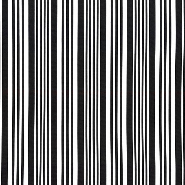 Kasmir Fabric Mahina Stripe Black 5105 USA H: 9 inches, V:N/A 53 - 54 - My Fabric Connection - Kasmir