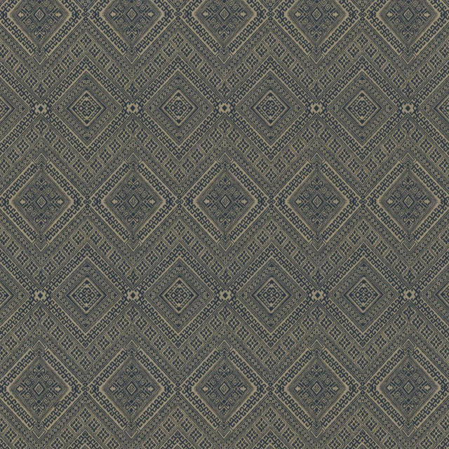 Kasmir Fabric Manhasset Prussian 1441 TURKEY 20,000 Wyzenbeek Double Rubs H: 6 7/8 inches, V:14 inches 54 - 55 - My Fabric Connection - Kasmir