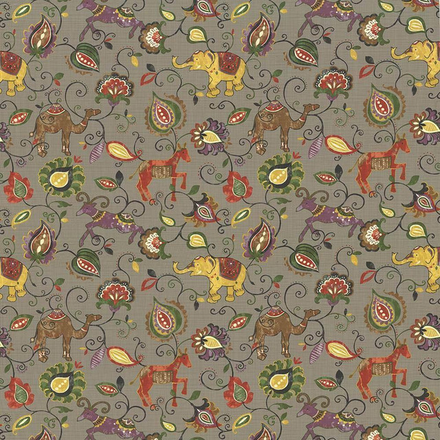 Kasmir Fabric Menagerie Glacier 1435 INDONESIA 15,000 Wyzenbeek Double Rubs H: 27 inches, V:27 inches 54 - 55 - My Fabric Connection - Kasmir