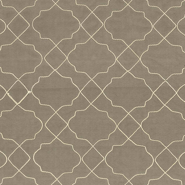 Kasmir Fabric Moroccan Trellis Silver Cloud 5111 CHINA Not Tested H: 7 4/8 inches, V:8 inches 57 - 59 - My Fabric Connection - Kasmir