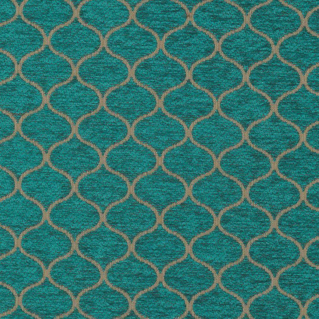 Kasmir Fabric Ogee Trellis Marina 5073 CHINA 25,000 Wyzenbeek Double Rubs H: 1 6/8 inches, V:1 6/8 inches 56 - 59 - My Fabric Connection - Kasmir