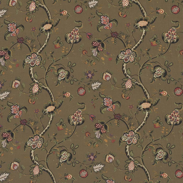 Kasmir Fabric Pembroke Manor Chestnut 1433 USA 9,000 Wyzenbeek Double Rubs H: 27 inches, V:24 inches 54 - 56 - My Fabric Connection - Kasmir