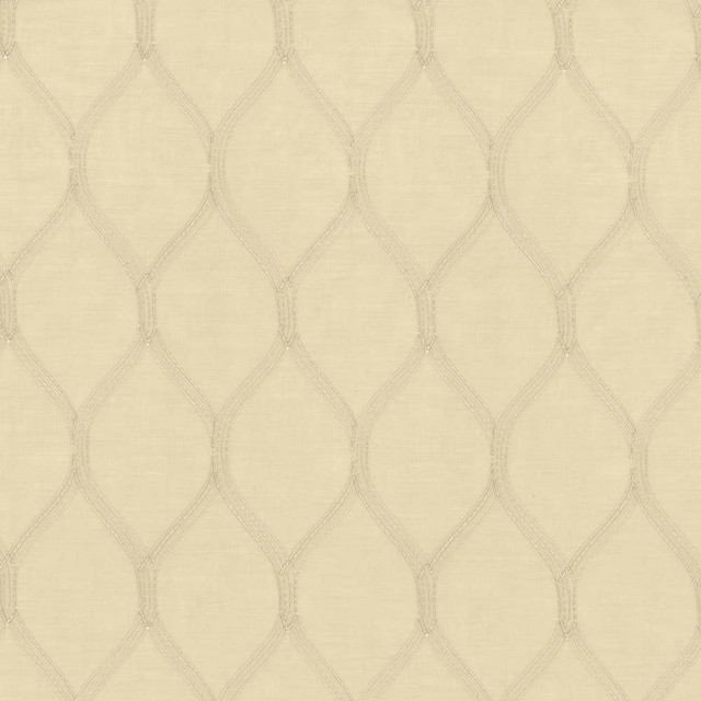Kasmir Fabric Per Se Ecru 5077 TURKEY Not Tested H: 3 2/8 inches, V:6 6/8 inches 58 - 59 - My Fabric Connection - Kasmir
