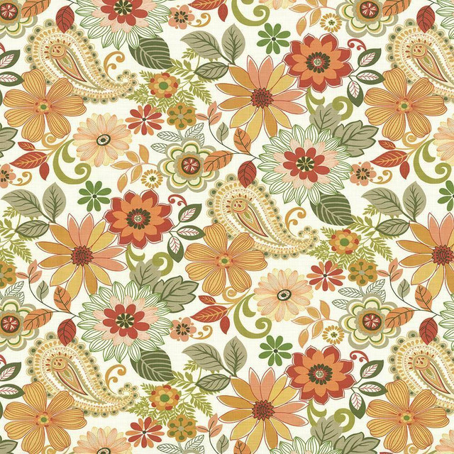 Kasmir Fabric Preston Hollow Tiger Lilly 1434 INDONESIA 15,000 Wyzenbeek Double Rubs H: 27 inches, V:25 2/8 inches 54 - 55 - My Fabric Connection - Kasmir