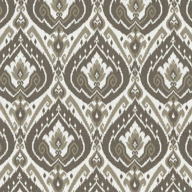 Kasmir Fabric Tabriz Charcoal 5077 SPAIN Not Tested H: 13 6/8 inches, V:24 6/8 inches 57 - 58 - My Fabric Connection - Kasmir