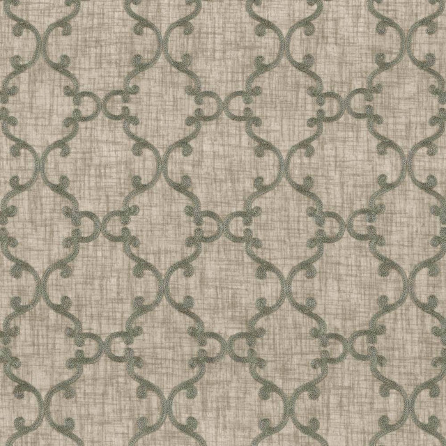 Kasmir Fabric Twirl Silver 5108 CHINA Not Tested H: 6 inches, V:6 inches 58 - 60 - My Fabric Connection - Kasmir