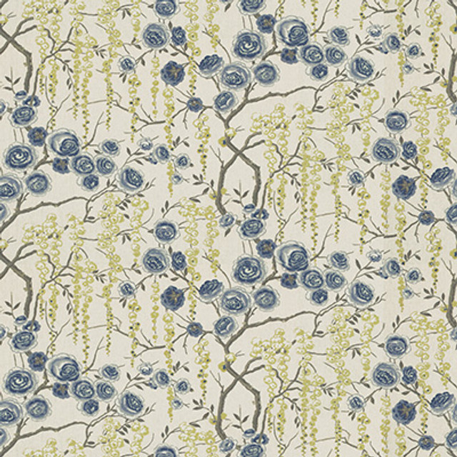 Kravet Basics Fabric Peonytree Ultramarine