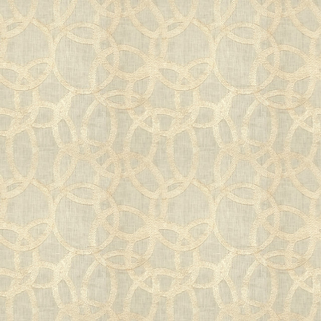 Kravet Couture Fabric Keep Shining White Gold