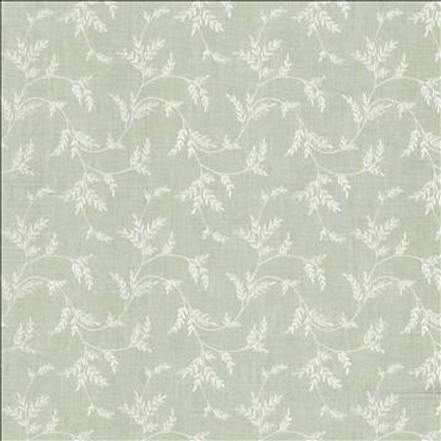 Kasmir Fabric Branch Out Mineral 1450 73% Cotton 27% Polyester INDIA 15,000 Wyzenbeek Double Rubs H: 13 5/8 inches, V: 9 4/8 inches 55 - My Fabric Connection - Kasmir