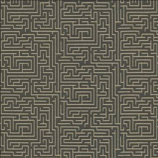 Kasmir Fabric Jigsaw Steel 5123 54% Cotton 46% Polyester USA 12,000 Wyzenbeek Double Rubs H: 6 4/8 inches, V: 13 4/8 inches 54 - My Fabric Connection - Kasmir