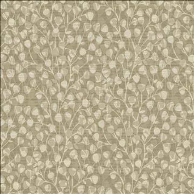 Kasmir Fabric Leaf Overlay Mocha 5118 100% Polyester USA 39,000 Wyzenbeek Double Rubs H: 29 2/8 inches, V: 32 2/8 inches 57 - My Fabric Connection - Kasmir