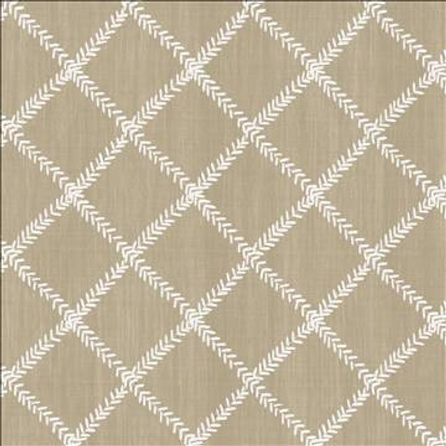 Kasmir Fabric Zipper Trail Dove 1449 67% Polyester 33% Cotton INDIA Not Tested H: 4 6/8 inches, V: 4 6/8 inches 53 - My Fabric Connection - Kasmir