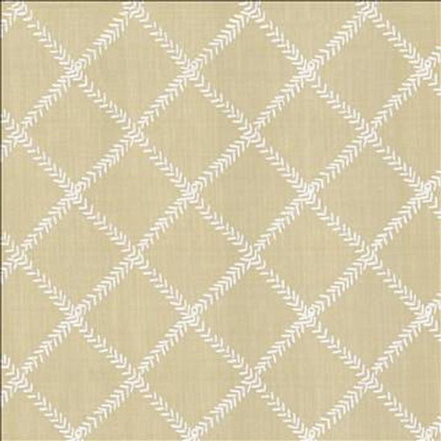 Kasmir Fabric Zipper Trail Linen 1449 67% Polyester 33% Cotton INDIA Not Tested H: 4 6/8 inches, V: 4 6/8 inches 53 - My Fabric Connection - Kasmir