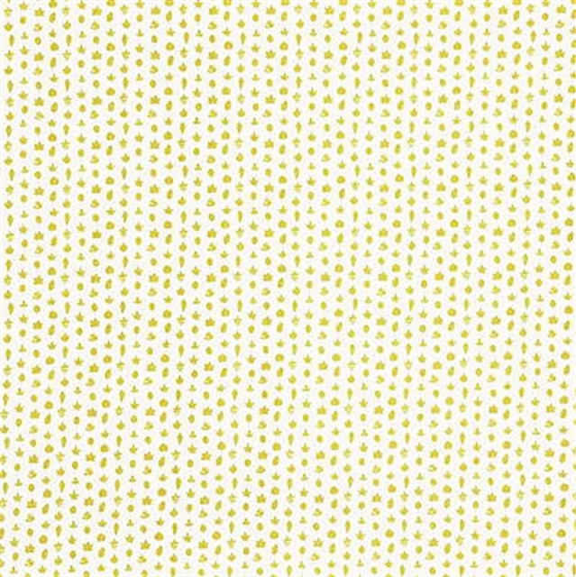 Fired Earth Fabric FE9116.1 Leaf Medley Olive The Delft Cotton 100% United Kingdom Light Horizontal: See Sample and Vertical: 1.773 inches 55.16 inches - My Fabric Connection -