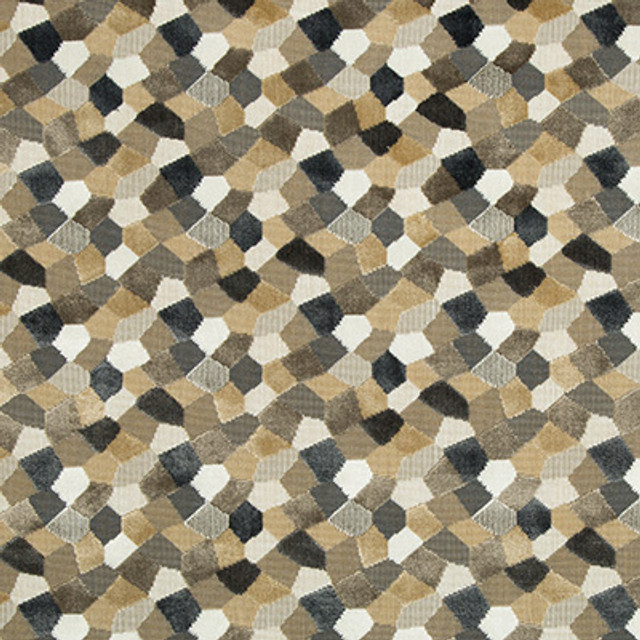 Kravet Couture Fabric Modern Mosaic Sandstone