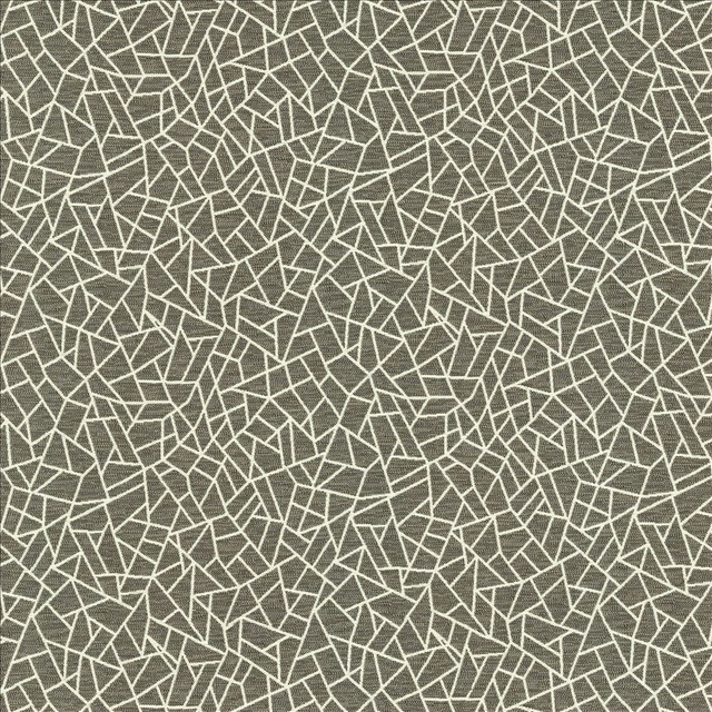 Kasmir Fabric Cracked Glass Pewter 5144 65% Polyester 35% Cotton INDIA 50,000 Wyzenbeek Double Rubs Horizontal: 6 6/8 inches and Vertical: 7 6/8 inches 55 - My Fabric Connection -