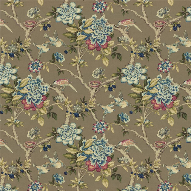 Kasmir Fabric Gwendolyn Jewel 5155 100% Cotton PERU 18,000 Wyzenbeek Double Rubs Horizontal: 27 inches and Vertical: 25 2/8 inches 54 - My Fabric Connection -