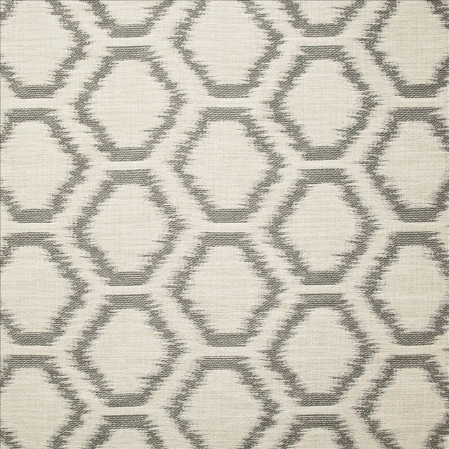 Kasmir Fabric Proton Slate 5157 100% Polyester TURKEY Not Tested Horizontal: 7 4/8 inches and Vertical: 4 2/8 inches 58 - My Fabric Connection -