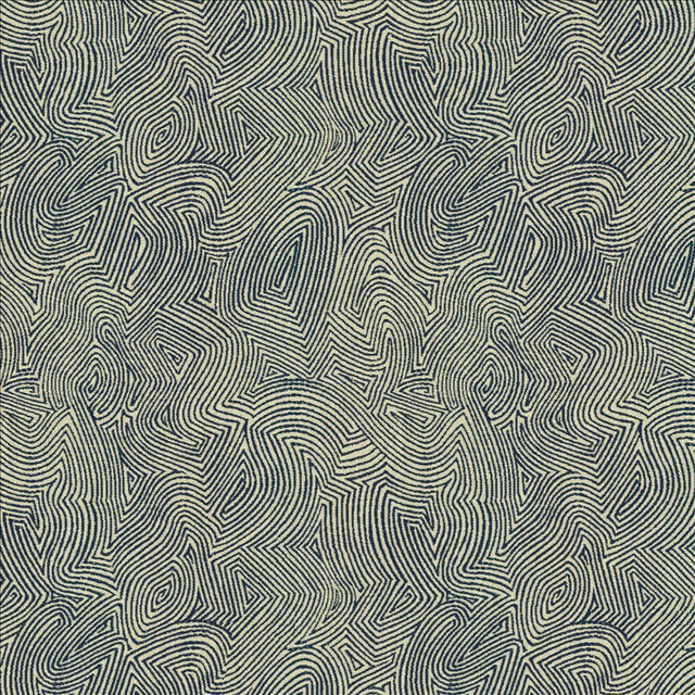 Kasmir Fabric Thumbprint Denim 5143 51% Polyester 42% Cotton 7% Acrylic INDIA 31,000 Martindale Cycles Horizontal: 13 2/8 inches and Vertical: 15 4/8 inches 54 - My Fabric Connection -