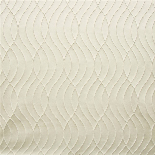 Kasmir Fabric Winding Road White 5147 100% Polyester INDIA Not Tested Horizontal: 3 inches and Vertical: 7 inches 54 - My Fabric Connection -