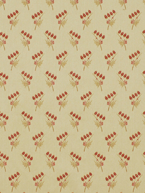 Beacon Hill Fabric Fab Four Citrus Ruby  - - FRANCE see sample Horizontal: 1.75 inches and Vertical: 3.25 inches 57 inches - My Fabric Connection -