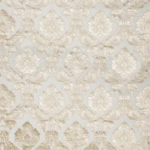 Old World Weavers Fabric Castellet Sheer Ivory HCCAST0003 100% SILK INDIA LIGHT DUTY Horizontal: 25.75" and Vertical: 17" 52.25 - My Fabric Connection -