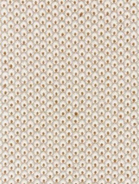Scalamandre Fabric Fleur Embroidery Flax SC271230003 BOTANICA 63% POLYESTER 37% LINEN INDIA LIGHT DUTY Horizontal: .75" and Vertical: 1.375" 50.75 - My Fabric Connection -