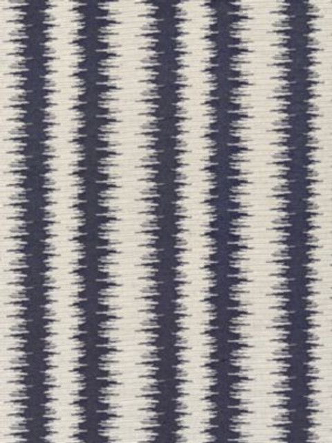 Scalamandre Fabric Konya Ikat Stripe Indigo SC271380005 MODERN LUXURY 18% LINEN, 40% ACRYLIC 22% POLYESTER 20% SPUN VISCOSE INDIA LIGHT DUTY Horizontal: 1.75" and Vertical: 6.875" 55 - My Fabric Connection -
