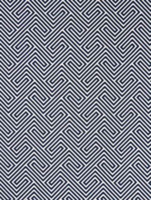 Scalamandre Fabric Labyrinth Weave Navy SC270300004 MODERN NATURE 48% RAYON 39% COTTON 10% POLYESTER 3% NYLON U.S.A. HEAVY DUTY Horizontal: 6.5" and Vertical: 6.125" 52 - My Fabric Connection -
